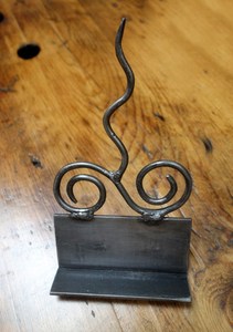 Porte-cartes d'affaires de luxe en acier présentoir ou organisateur de cartes de visite pour bureau maison Restaurant hôtels décoration de table - Product Image 2