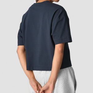 Producto de alta demanda, Camiseta corta de gran tamaño para mujer a la venta, Camiseta corta de gran tamaño ligera de tendencia superior para mujer - Product Image 2