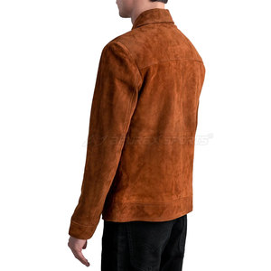 Factory Direct <b>Men</b> <b>Suede</b> <b>Jacket</b> Front Eco-Friendly Comfortable Everyday Fashion Wear Premium Winter Clothing for Wholesale - Product Image 2