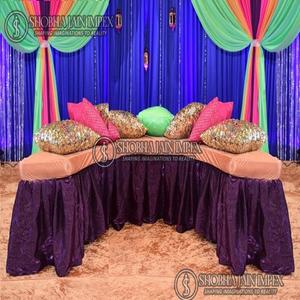 Asiento en Forma de Anillo de Madera Shobha Jain Impex para la Noche de Sangeet, Decoraciones Elegantes para Bodas - Product Image 4