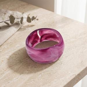 MN Exports - Brazalete de Resina Elegante, Hecho a Mano, Artístico, Moderno, Ligero, Joyería Islámica, Accesorio de Moda, Regalo para Mujer - Product Image 5