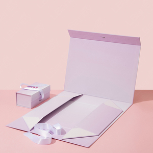 Free Sample Portable OEM Rectangle Custom Cardboard Flat Pack Folding <strong>Box</strong> Packaging Magnetic <strong>Paper</strong> Foldable Gift <strong>Box</strong> - Product Image 3