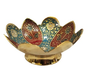 Cuencos de latón chapado en oro de alta calidad para servir Metal pulido de diseño moderno para fiestas - Product Image 4
