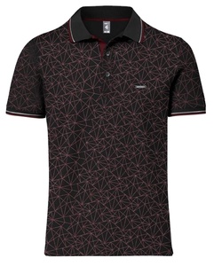 เสื้อโปโลสำหรับผู้ชายแบบพอดีตัวปกติเส้นด้ายย้อมผ้าฝ้าย50% แบบ50% โพลีเอสเตอร์220 GSM หลากสี - Product Image 5