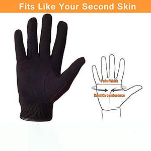 Gants d'équitation en cuir de haute qualité pour hommes, confortables, logo personnalisé, toutes tailles disponibles, antidérapants - Product Image 5
