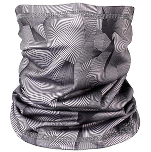 Polaina de cuello sin costuras de tubo de lana de invierno 100% personalizada con máscara de esquí facial para esquiar al aire libre ciclismo calentador de cuello/polaina - Product Image 1