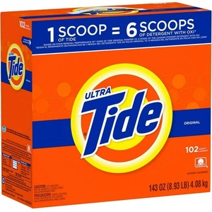 น้ํายาซักผ้าผงกลิ่นดั้งเดิมพิเศษ Tide 102 ครั้ง 143 ออนซ์