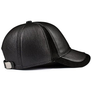 หมวกแก๊ปหนังสำหรับทั้งชายและหญิง, หมวกหนังแท้ดีไซน์ใหม่ล่าสุดสำหรับใส่ได้ทั้งชายและหญิง - Product Image 2