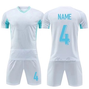 Ensemble de maillots de football personnalisés pour hommes et garçons, manches courtes, séchage rapide, vêtements de sport, couleurs et tailles personnalisées, 3D - Product Image 2