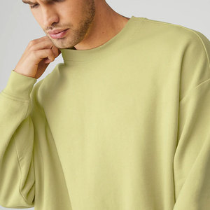 เสื้อกันหนาวกีฬาผ้าฟลีซ,ผ้าฝ้าย50% โพลีเอสเตอร์50% เสื้อสเวตเตอร์แบบลำลองคอกลม - Product Image 4