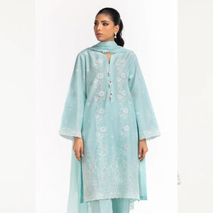 2025 nouveau Design Shalwar Kameez costumes pour femmes manches longues vêtements de cérémonie dans des vêtements indiens et pakistanais de haute qualité - Product Image 4