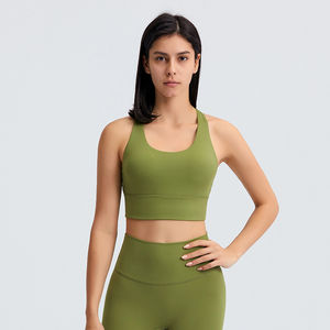 Soutien-gorge de sport respirant haute résistance bande personnalisée sur mesure femmes Fitness entraînement sous-vêtements de sport Fitness Gym Sport hauts soutien-gorge - Product Image 3