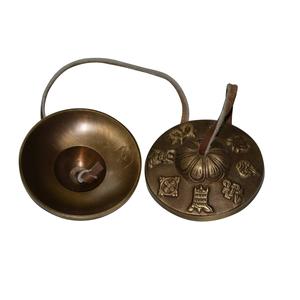 Ces cuivres (également orthographié manjeera) sont une paire de cymbales à main Paire de sorte que vous obtenez deux cymbales assorties. - Product Image 1