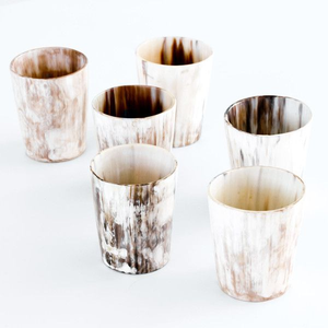 Gobelet en corne de buffle personnalisé de luxe verres en verre fabriqués à la main de haute qualité pour le vin et la bière pour les fêtes - Product Image 4