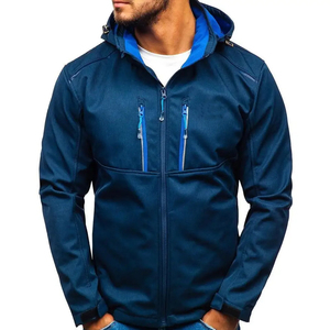 Vestes Softshell Performance personnalisées-Équipement de plein air toutes saisons imperméable et coupe-vent pour hommes - Product Image 3