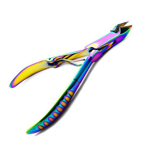 Pinza para cutículas, removedor de uñas, manicura, pedicura, cortaúñas de titanio múltiple - Product Image 2