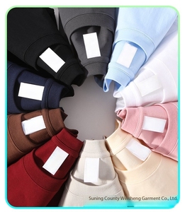 Camiseta de Algodón Peinado de 260g para Hombre, Precio de Fábrica en Bangladesh y China, Hombros Caídos, Corte Holgado, Personalizable OEM - Product Image 6
