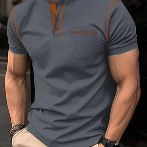 Polo profesional para hombre de venta del fabricante, de algodón transpirable, diseño único, estilo informal, talla grande, calidad, barato - Product Image 1