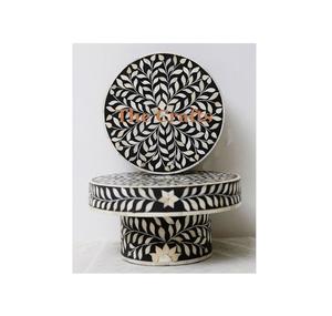 Serveur de chocolat de forme ronde de conception fabuleuse support de service de chocolat en nacre de haute qualité à vendre - Product Image 1