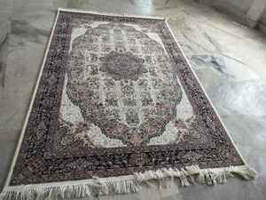 Alfombra de área moderna de seda suave de lujo, alfombra antideslizante de pila alta para sala de estar, dormitorio, decoración del hogar, precio razonable - Product Image 6