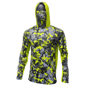 Sweat à capuche personnalisé de haute qualité pour adultes hommes nouveau Design hommes impression numérique sweat à capuche de pêche avec masque de refroidissement - Product Image 2