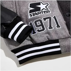 Veste de base en cuir pour homme, nouvelle veste de base-ball, Bomber, vêtements d'extérieur, veste de base-ball - Product Image 6