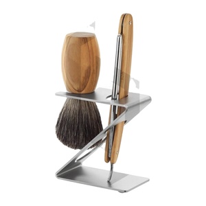 ชุดมีดโกนนิรภัยสแตนเลสพร้อมด้ามจับโลหะแบบขนนกสำหรับการดูแลส่วนบุคคล - Product Image 1