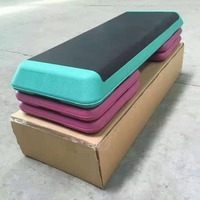 Fábrica al por mayor logotipo personalizado ejercicio en casa Fitness gimnasio ajustable plataforma paso a paso 3 niveles paso aeróbico