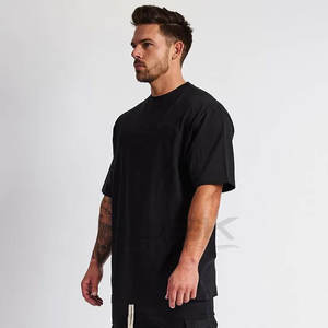 Venta al por mayor fabricante de camisetas transpirable Pakistán Boxy algodón de gran tamaño en blanco logotipo personalizado hombres camiseta - Product Image 3