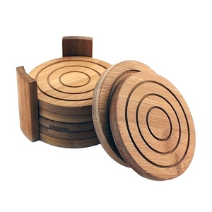 New Modern Design Eco-Friendly Mango Wood Tea <b>Coaster</b> <b>Sets</b> Custom Size Wholesale Supplier Handmade Wooden Tea <b>Coaster</b> - Product Image 1