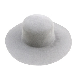 100% Thỏ lông cảm thấy hatbody bán buôn tùy chỉnh handmade rộng vành cổ điển trống chính thức phụ nữ lông cảm thấy cho hat cơ quan làm - Product Image 6