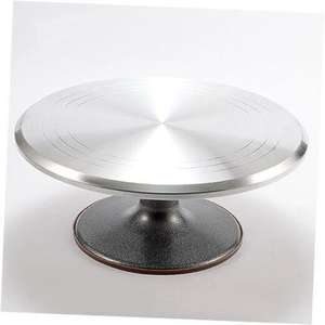 Soporte de aluminio clásico para pasteles con una base desmontable para un fácil almacenamiento y adecuado para panaderos profesionales y caseros - Product Image 3