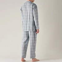 Ensemble de pyjama thermique en tissu éponge pour homme, deux pièces, respirant, avec logo, grandes tailles, vêtements de nuit quotidiens, vêtements de maison, vêtements de nuit de luxe, vêtements confortables