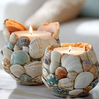 Mélange de coquillages de qualité supérieure pour une décoration élégante sur le thème côtier et un affichage de mariage