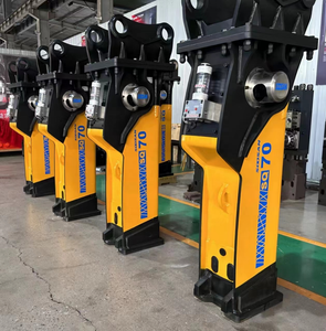 เครื่องตัดไฮดรอลิก Soosan แบบกล่อง70พร้อมระบบจาระบีอัตโนมัติและเบรกเกอร์อะคูเลเตอร์เหมาะสำหรับรถขุดขนาด16-21ตัน - Product Image 3