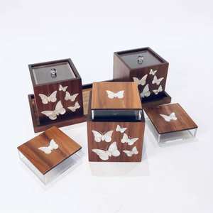 High Quality MOP Wood Tray 3 <b>Boxes</b> Giveaway Box Ramadan Eid Holiday Party Tableware Wholesale From Vietnam - Product Image 2
