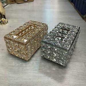 Boîte à serviettes ronde de taille moyenne Vaisselle pour cafés et cantines Boîte à mouchoirs décorative Boîte à mouchoirs rectangulaire artisanale Mariage - Product Image 4