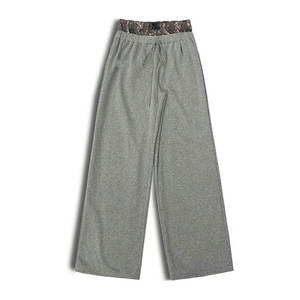 Pantalones de Hombre de Tela Suave con Doble Cintura, Diseño de Doble Cinturilla, Corte Holgado, Cómodos y Casuales - Product Image 1