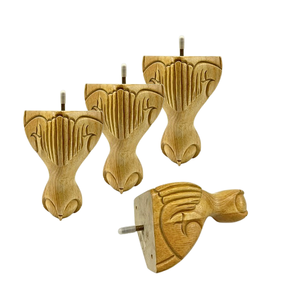 ขาเฟอร์นิเจอร์ไม้บีชแข็งสไตล์โบราณสำหรับรับประทานอาหาร/โต๊ะในครัว/ตู้และห้องนั่งเล่นส่งตรงจากโรงงานเวียดนาม - Product Image 4