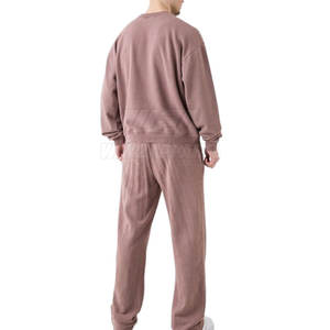 Survêtement en coton coupe-vent avec logo personnalisé, taille plus, style unique pour hommes - Product Image 2