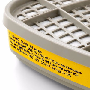Filtre de protection respiratoire de haute qualité 3M 6003 pour les particules de poussière, les vapeurs organiques et les gaz acides, fabriqué aux États-Unis - Product Image 3