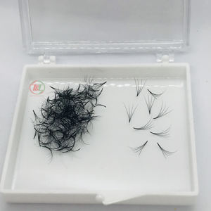 Extensiones de Pestañas Promade de Pelo Sintético de Alta Calidad Hechas a Mano, Naturales, Largas, con Curvatura D/C, Embalaje Premium de Vietnam, Pestañas en Racimo - Product Image 1