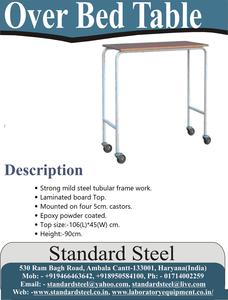 Mesa de cama ajustable para pacientes, mueble de hospital con altura ajustable - Product Image 3