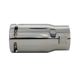 Terminale rotondo diametro 63mm inclinato in acciaio inox - Product Image 2