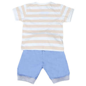 Traje de Manga Corta para Niño 1805 - Color Durazno - Product Image 4
