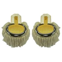 Epaulettes Clásicas de Hombro de la Legión Extranjera Francesa, Bordadas, Reutilizables, de Alta Calidad, con Flecos, en Tela de Lona, para Coser