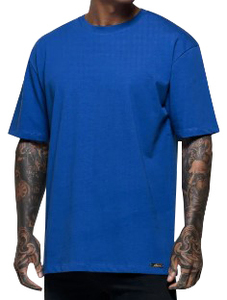 เสื้อยืดผู้ชายไซส์ใหญ่ ผ้าฝ้าย 100% คุณภาพสูง ระบายอากาศดี ดีไซน์ไหล่ตก แฟชั่นใหม่ รับผลิตแบบ OEM ด้านหน้า - Product Image 3