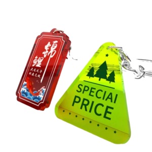 Porte-clés personnalisé avec logo, accessoire élégant en plastique, prix d'usine, pour l'organisation des clés et la promotion de la marque - Product Image 2