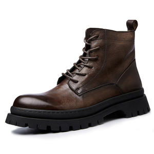 Chaussures de ville en cuir de porc de haute qualité avec revêtement imperméable et semelle intérieure souple pour hommes - Product Image 1