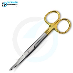 Ciseaux Mayo en acier de couleur dorée Conception autoclavable Stérilisation répétée Maintien des performances Utilisation hospitalière Certifié CE 1 - Product Image 4